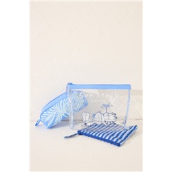 Pack neceseres Garfield azul