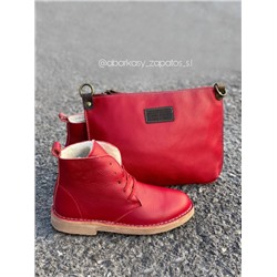 Ab.Zapatos 4619/2 granate+PELLE · NIU·ROJO