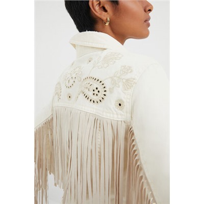 Chaqueta vaquera biker