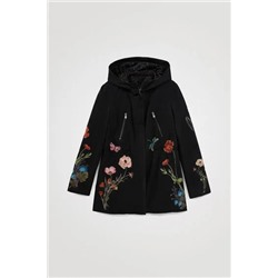 Parka ajustable con capucha