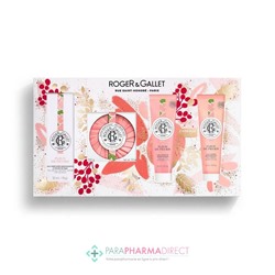 Roger & Gallet Coffret Fleur De Figuier Eau Parfumée 30ml + Savon 100g + Gel Douche 50ml + Lait Corps Bienfaisant 50ml