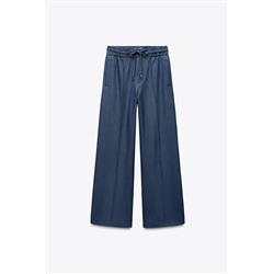 WIDE-LEG TROUSERS WITH ELASTIC WAISTBAND
