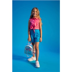 Kız Çocuk Regular Fit Poplin Şort