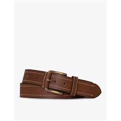 MENS 38MM CONTRAST STITCH BELT