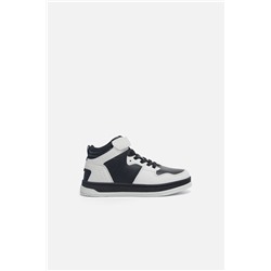 High-top street-style sneakers