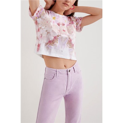 Camiseta crop Amore