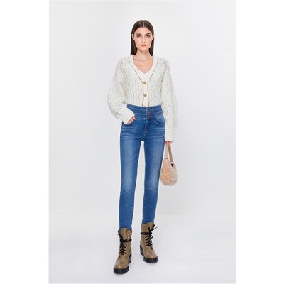 Vaquero slim fit Celeste