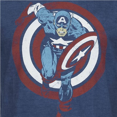 Captain America MARVEL Shield Charge Herren T-Shirt FBMTS715VNY