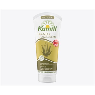Hand- & Nagelcreme Balsam mit Bio-Kamille, Aloe Vera & Avocadoöl, 100 ml