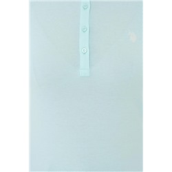 Kadın Su Yeşili Basic Polo Yaka Tişört