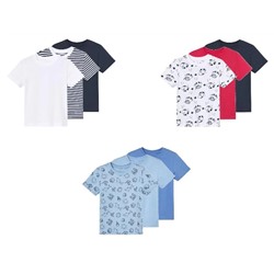 Kleinkinder-T-Shirts, 3 Stück, aus reiner Baumwolle