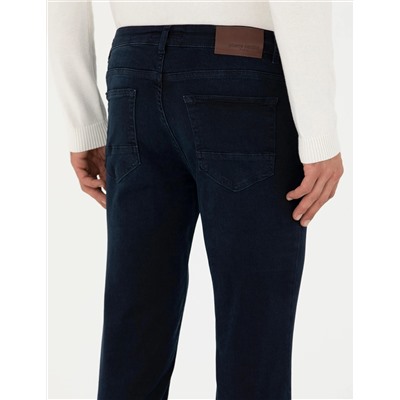 Koyu Lacivert Slim Fit Jean Pantolon