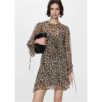 Vestido corto leopardo