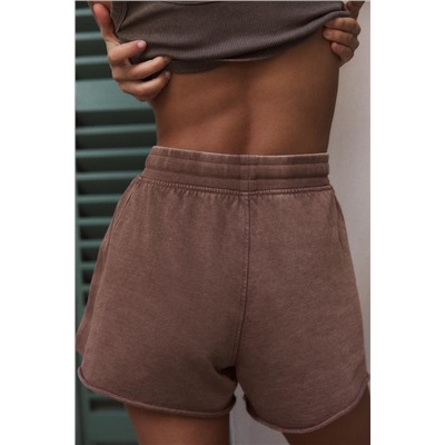 FEW ITEMS LEFT FADED-EFFECT PLUSH SHORTS