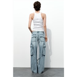 TRF CARGO MID-RISE JEANS