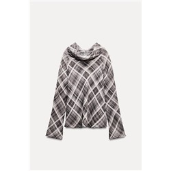ZW COLLECTION PRINTED DRAPED TOP
