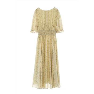 Vestido recto Amarillo