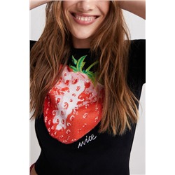 Jersey cropped fresa
