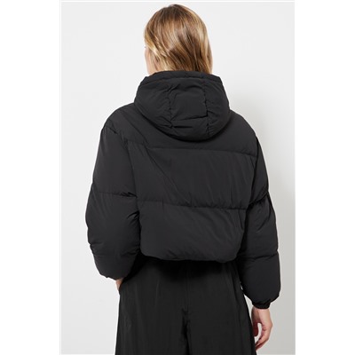 Anorak con capucha - Negro