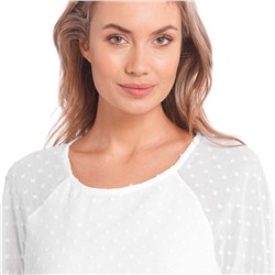 Damen Bluse mit weiten Raglanärmeln