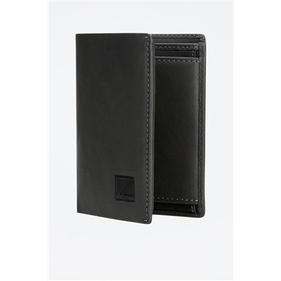 Cartera de piel Chief Gris oscuro