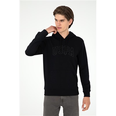 Erkek Siyah Basic Sweatshirt