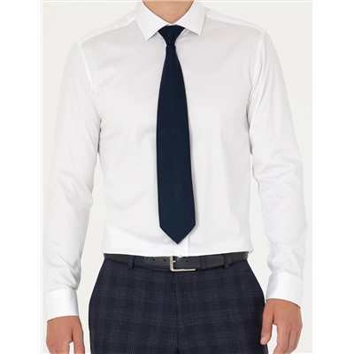 Beyaz Ex. Slim Fit Uzun Kollu Basic Gömlek