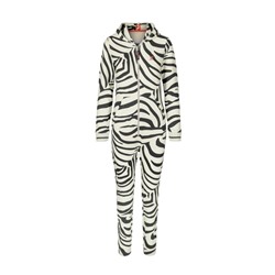 ZEBRA SLIM JUMPSUIT OFF-WHITE