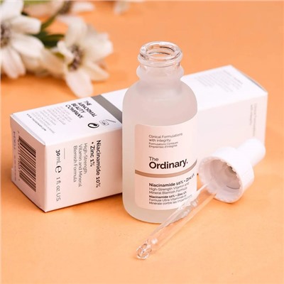Niacinamide 10% + Zinc 1% Сыворотка для тусклой и склонной к покраснениям кожи