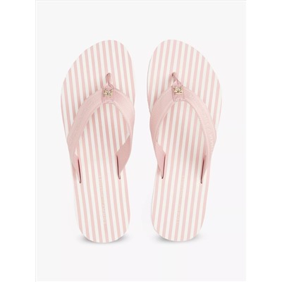 Strappy Logo Stripe Flip-Flop