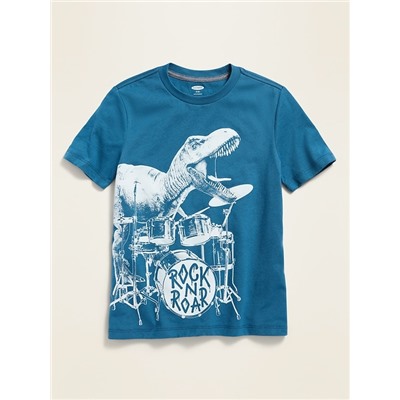 Graphic Crew-Neck Tee for Boys