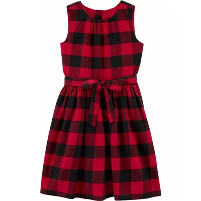 Carter's | Kid Buffalo Check Holiday Dress