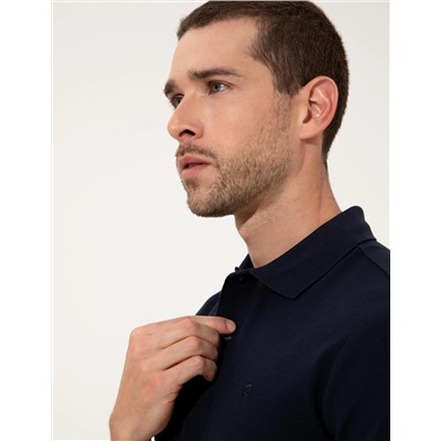 Lacivert Slim Fit Sweatshirt