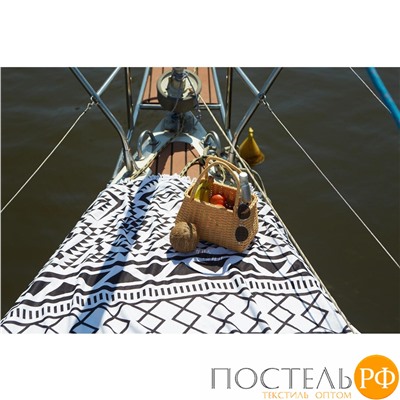 Полотенце пляжное круглое Этель "Этника", d150 см,100%п/э, 330 гр/м 2, 5539145