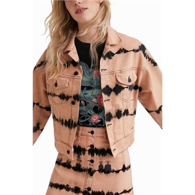 Chaqueta vaquera tie dye