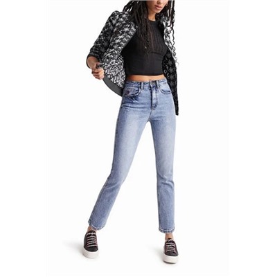 Chaqueta padded con encaje