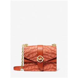 MICHAEL MICHAEL KORS Greenwich Small Animal Print Logo Crossbody Bag