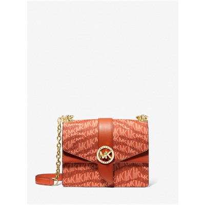 MICHAEL MICHAEL KORS Greenwich Small Animal Print Logo Crossbody Bag