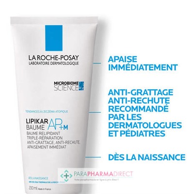 La Roche Posay Lipikar Baume AP+M - Baume Relipidant Triple-Réparation 200ml