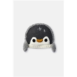 Dagi Beyaz-Siyah Çocuk Penguen Motifli Bere 23WG67012UK_667