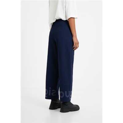 Pantalón culotte cropped