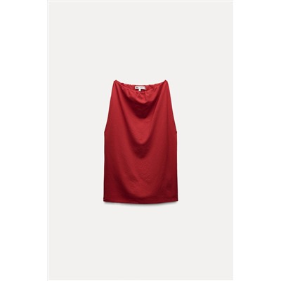 ZW COLLECTION DRAPED WOOL BLEND TOP