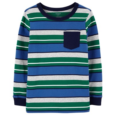 Striped Pocket Tee