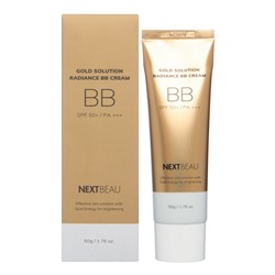 NEXTBEAU Gold Solution Radiance BB Cream SPF 50+ / PA+++ 01 Light Beige Освежающий ББ крем с золотом 01 Светло-бежевый 50г