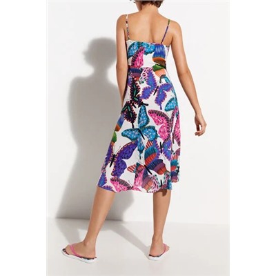 Vestido playero mariposas