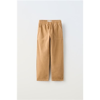 STRAIGHT FIT TROUSERS