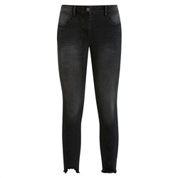 7/8 Damen Jeggings mit Fransen