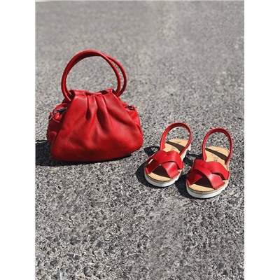 КОМБО AB. ZAPATOS Cruz-Yute ROJO+PELLE · LUX АКЦИЯ