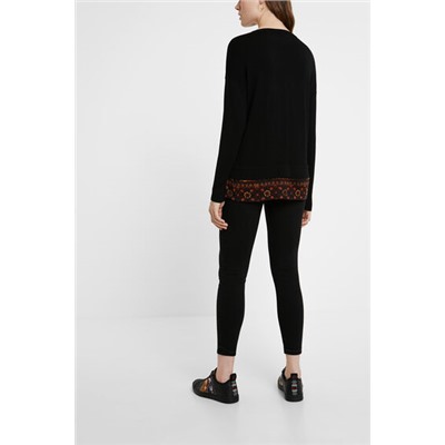 Chaqueta punto boho