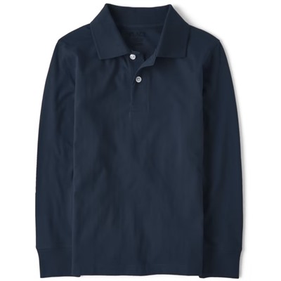 The Children’s Place  Boys Uniform Soft Jersey Polo - Nautico